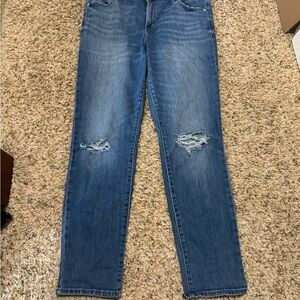 Old Navy Women's Blue Distressed Jeans